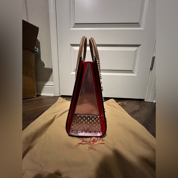 Christian Louboutin White Studded Women's Bag - Picture 9 of 10